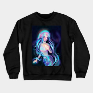 Opal Blue Mermaid Crewneck Sweatshirt